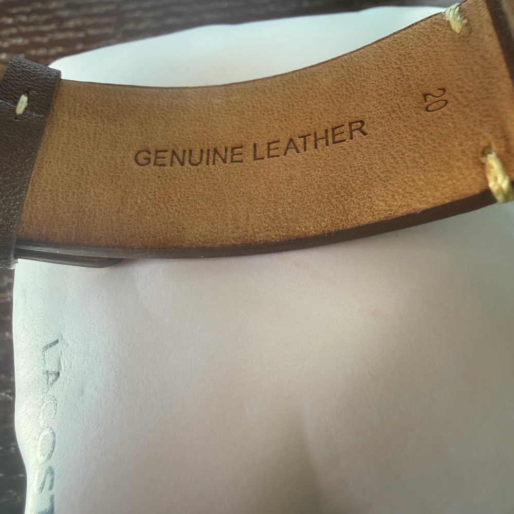 Lacoste Men's Brown Dial Watch with Brown Leather Strap - Picture 3 of 5